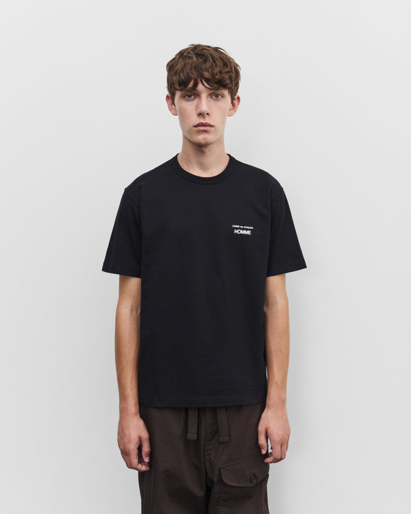 CDG Homme - Men's Short Sleeve Logo T-Shirt - (Black)