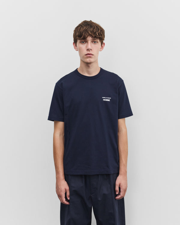 CDG Homme - Men's Short Sleeve Logo T-Shirt - (Navy)