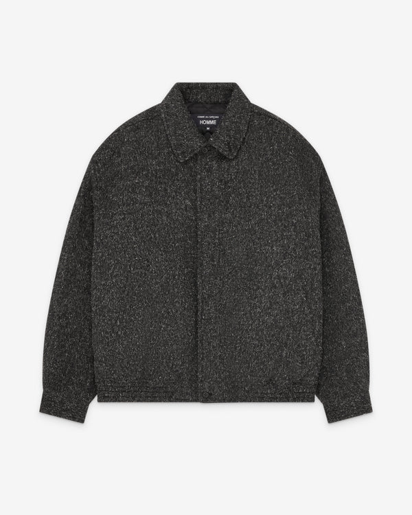 CDG Homme - Men's Shaggy Wool Jacket - (Charcoal Heather)
