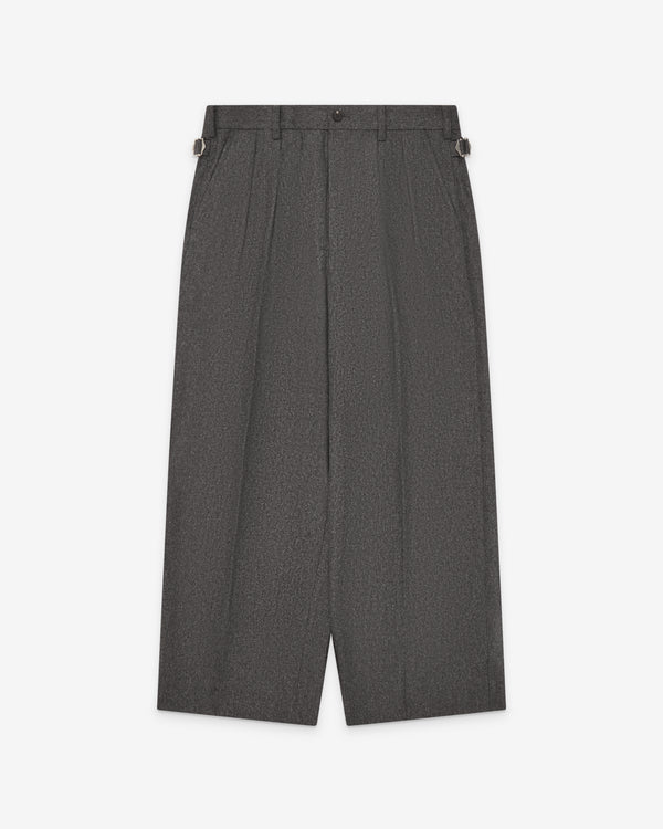 CDG Homme - Men's Wool Flannel Trousers - (Charcoal)