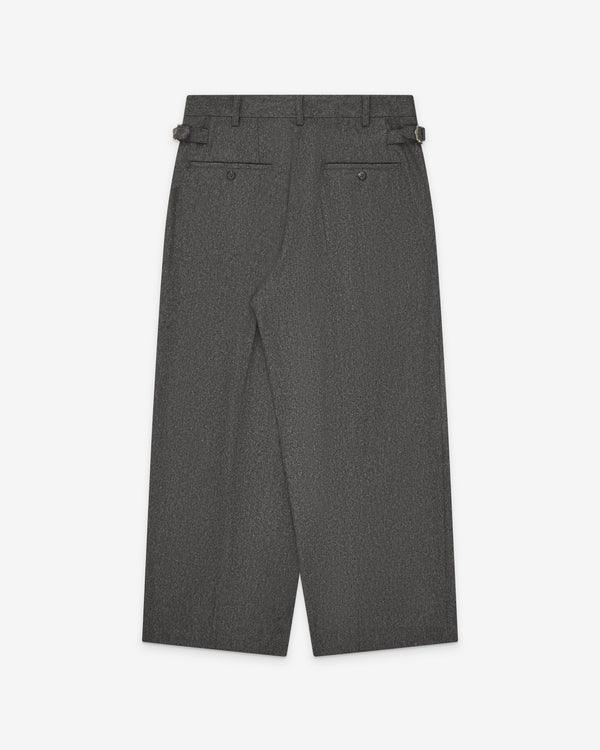 CDG Homme - Men's Wool Flannel Trousers - (Charcoal)