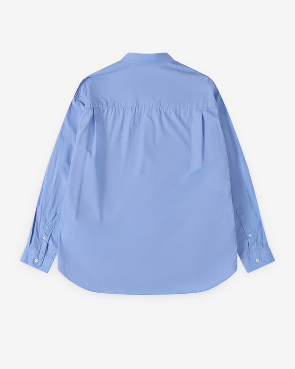 CDG Homme - Men's Panelled Shirt - (Blue/White/Navy)