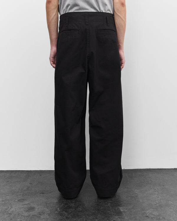 CDG Homme - Men's High Rise Trousers - (Black)