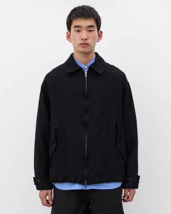 CDG Homme - Men's Wool Zip Jacket - (Black)
