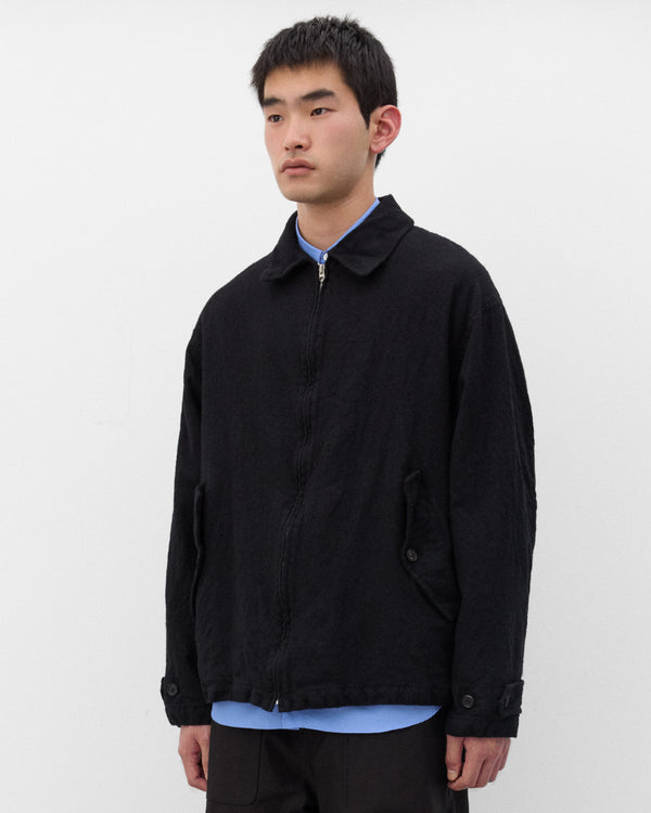 CDG Homme - Men's Wool Zip Jacket - (Black)