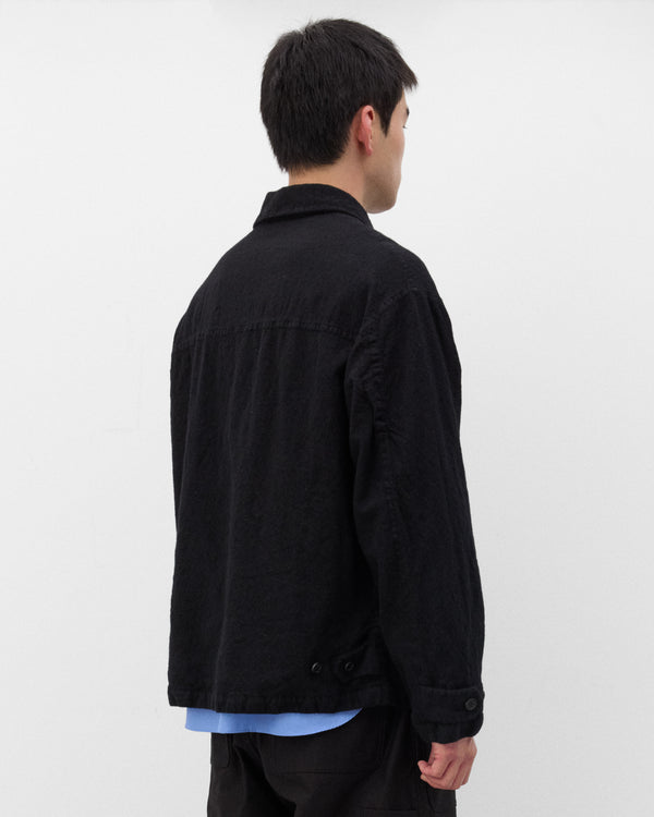 CDG Homme - Men's Wool Zip Jacket - (Black)