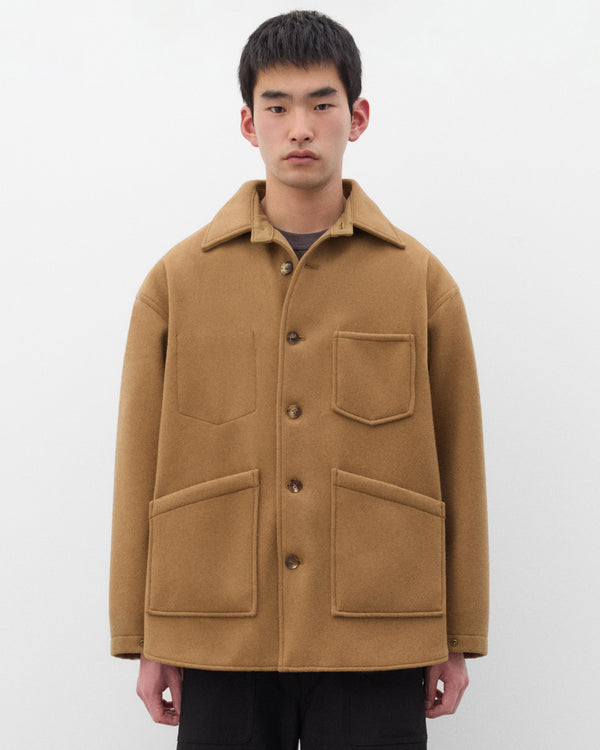 CDG Homme - Men's Bonded Wool Jacket - (Brown)