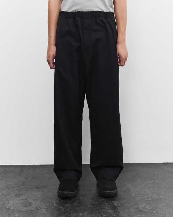 CDG Homme - Men's Elasticated Wide Trousers - (Black)