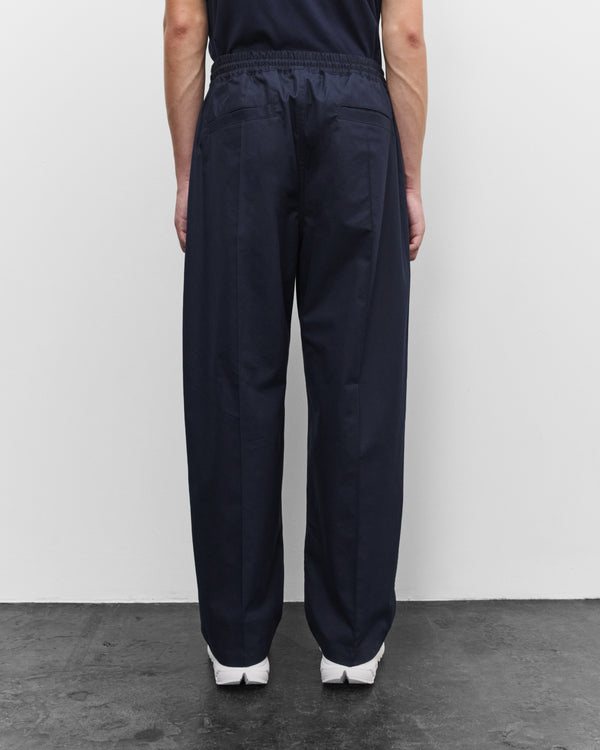CDG Homme - Men's Drawcord Pleated Trousers - (Navy)
