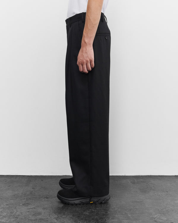 CDG Homme - Men's Pleated Wool Trousers - (Black)