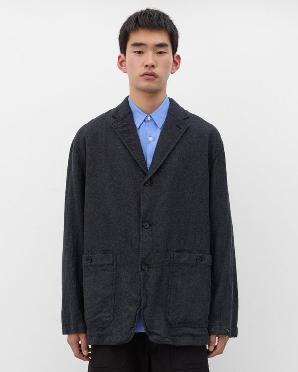 CDG Homme - Men's Wool Serge Blazer - (Charcoal)