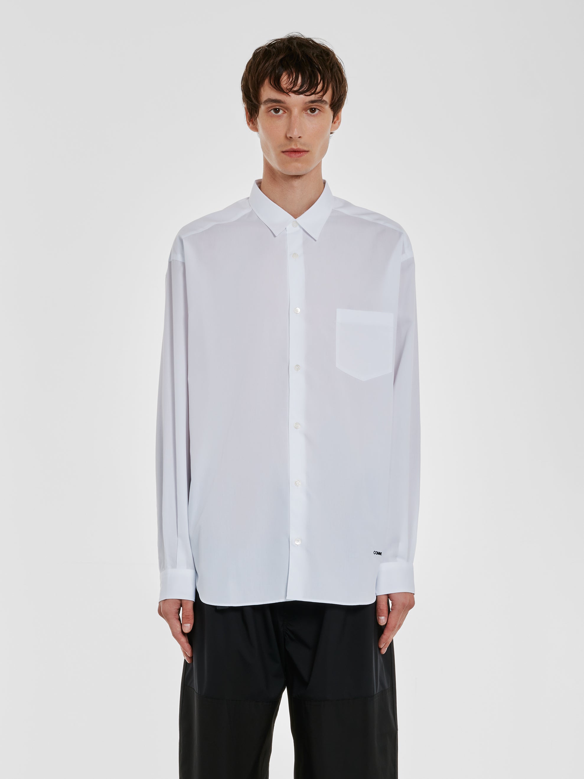 Comme des Garçons Homme - Men’s Cotton Shirt - (White) view 1