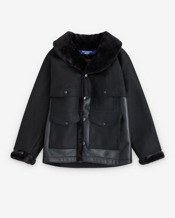 Junya Watanabe Man - Men’s Shawl Collar Coat - (Black)