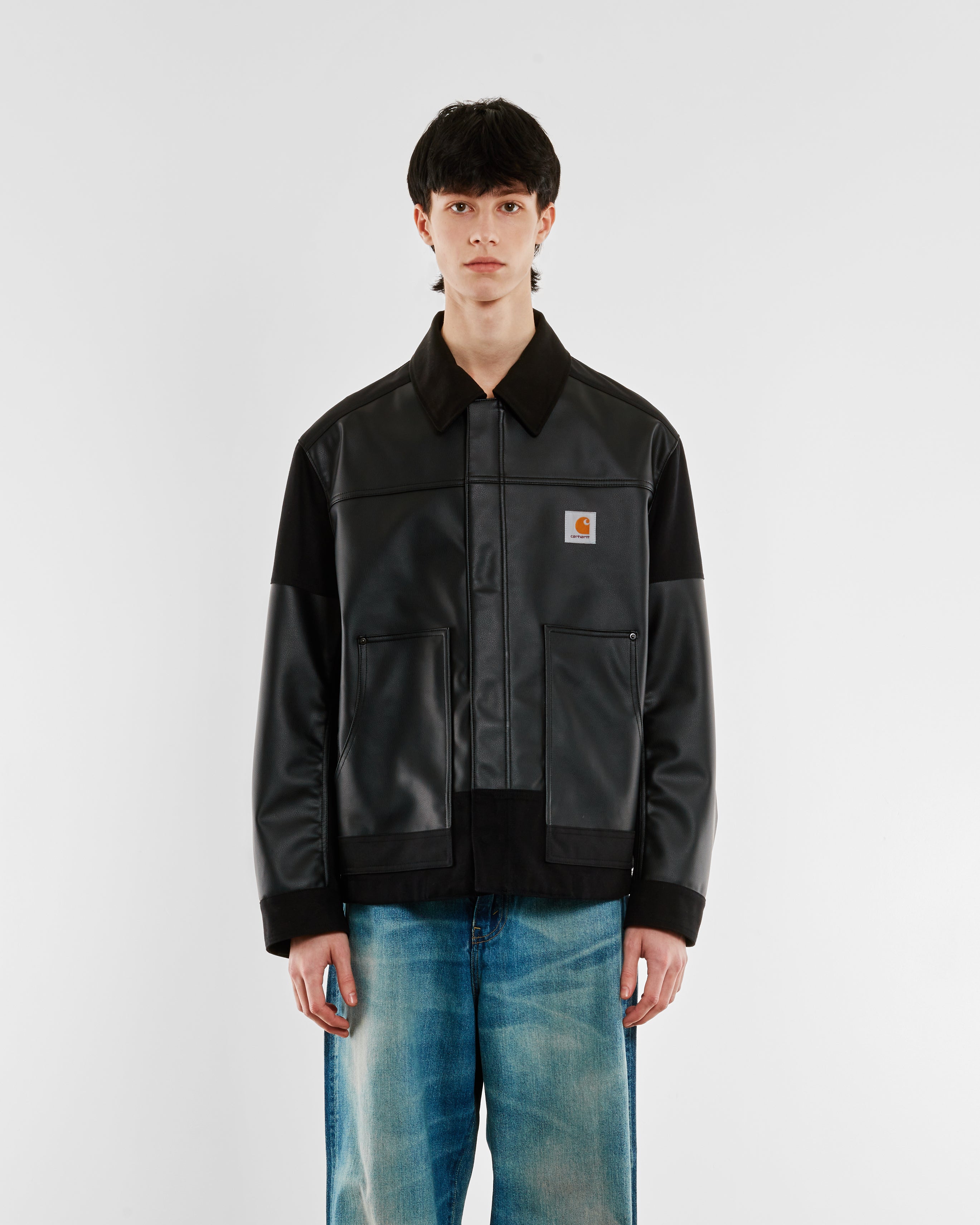 eYe Junya Watanabe MAN - Carhartt Synthetic Leather Jacket - (Black)