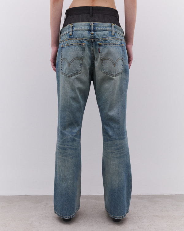 Junya Watanabe - Women’s Double Waistband Jeans - (Stone Wash)