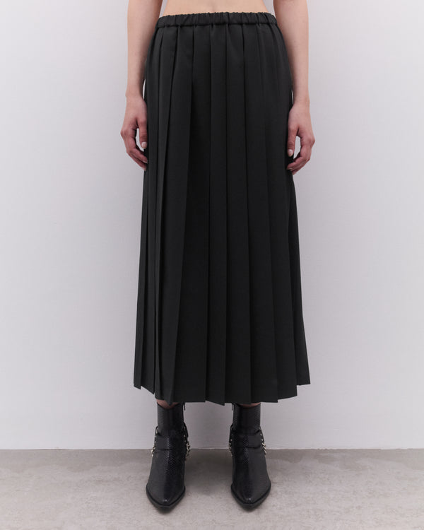Junya Watanabe - Women’s Pleated Skirt - (Black)
