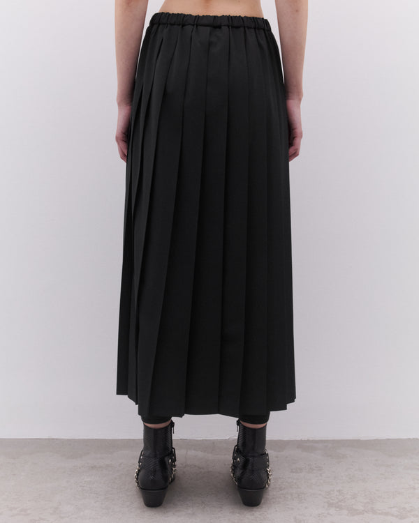 Junya Watanabe - Women’s Pleated Skirt - (Black)
