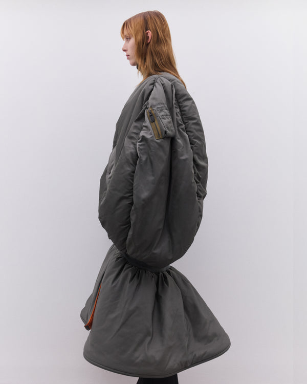 Junya Watanabe - Women’s Sleeveless Bomber Jacket - (Khaki)