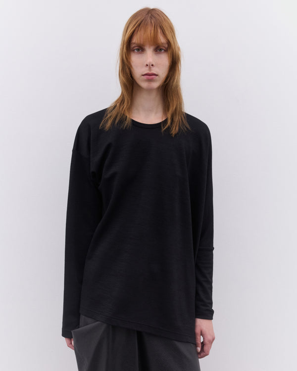 Junya Watanabe - Women’s Asymmetric T-Shirt - (Black)