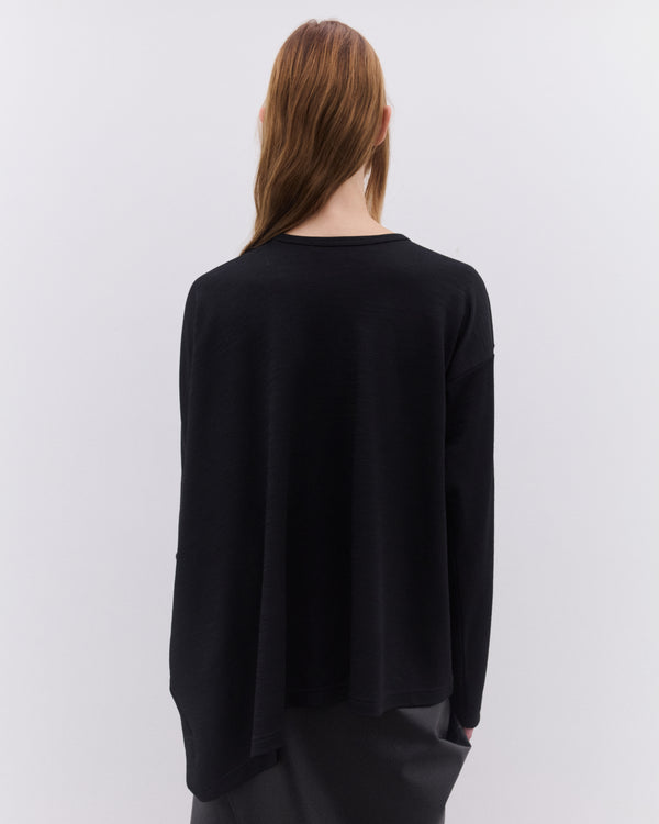 Junya Watanabe - Women’s Asymmetric T-Shirt - (Black)