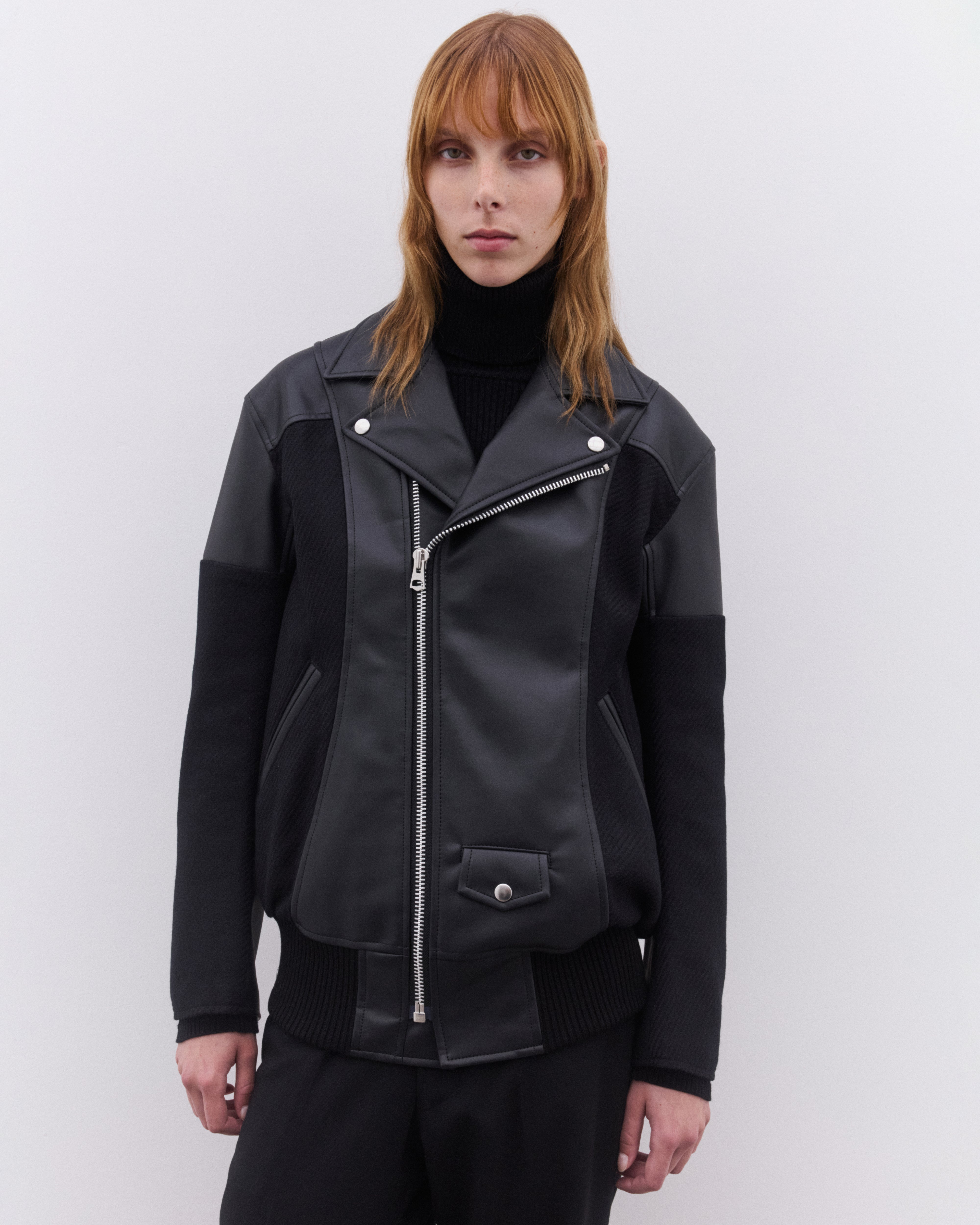 Junya Watanabe: Women's Biker Jacket (Black) | Dover Street Market