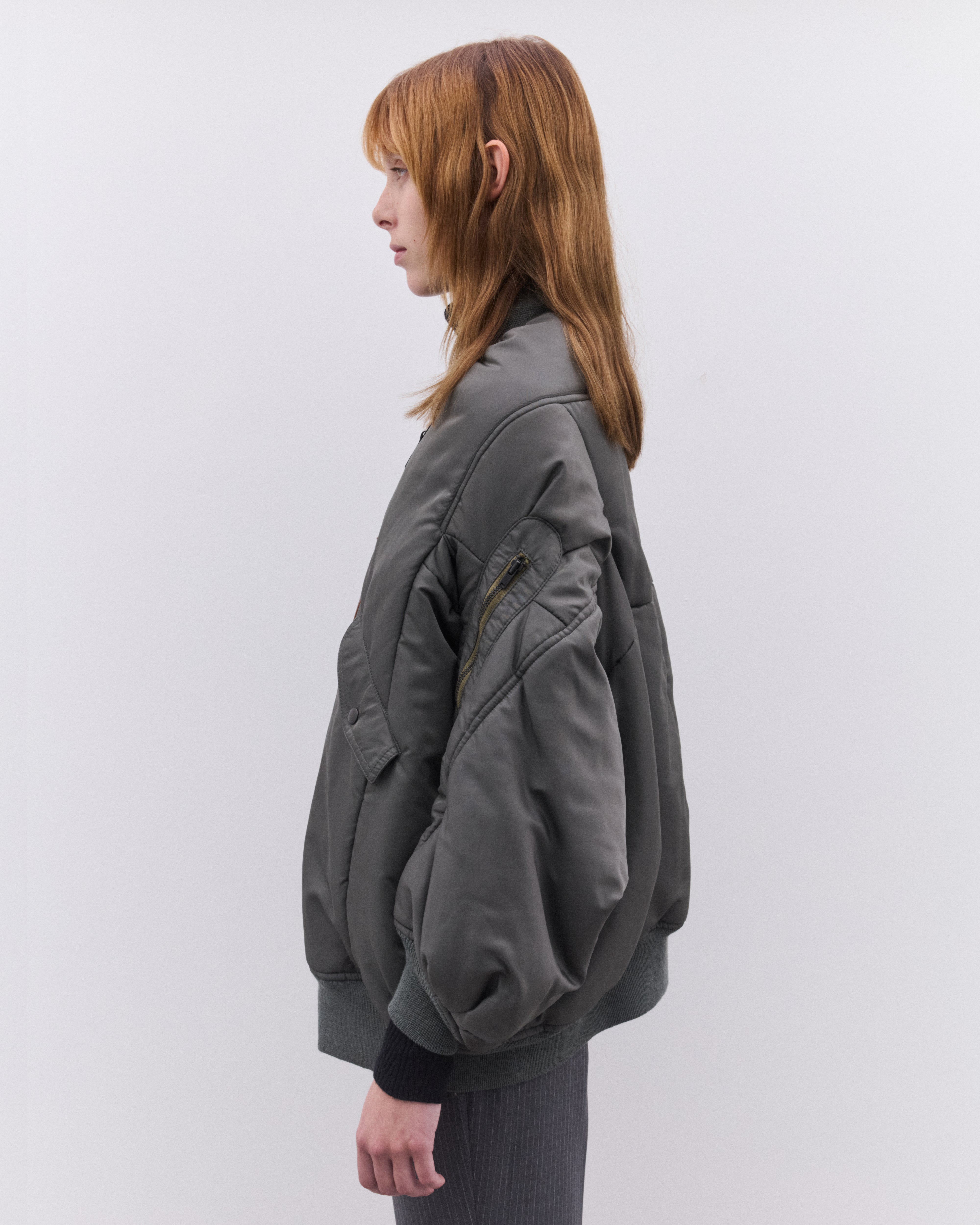 Junya Watanabe: Women's Oversized Bomber Jacket (Khaki