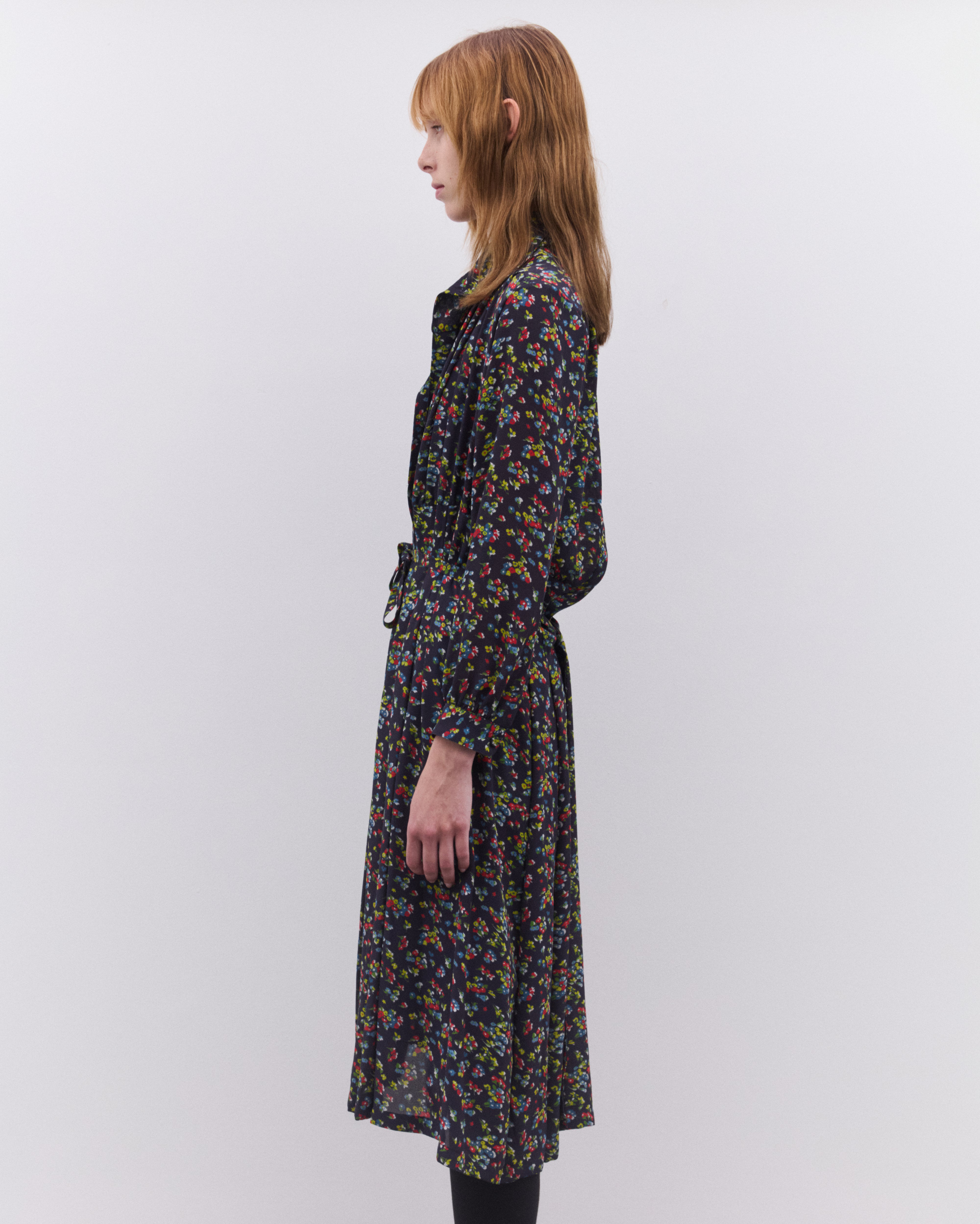Junya Watanabe 花柄プリーツドレス Junya Watanabe: Women's Floral Dress (Multi) | Dover Street Market