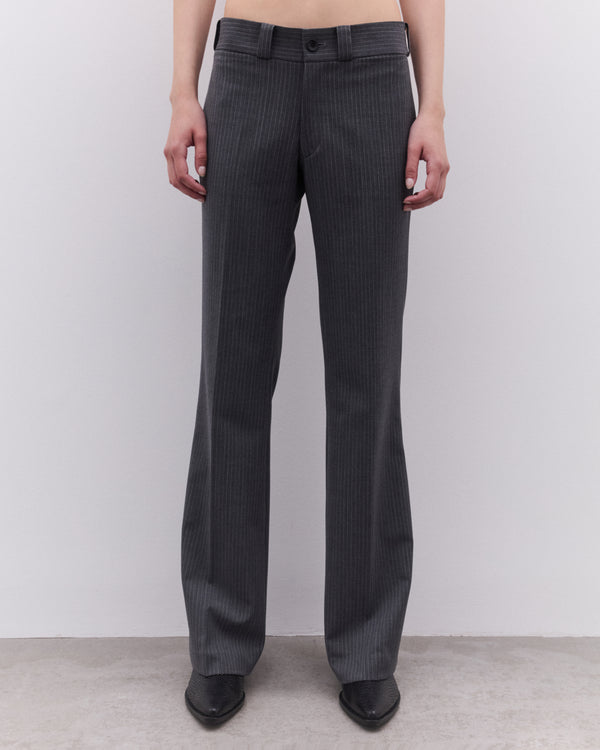 Junya Watanabe - Women’s Pinstripe Trouser - (Grey)