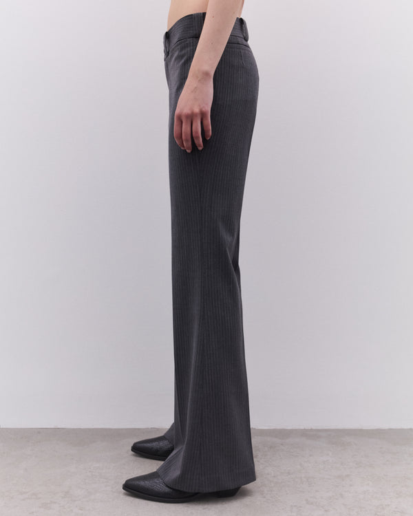 Junya Watanabe - Women’s Pinstripe Trouser - (Grey)