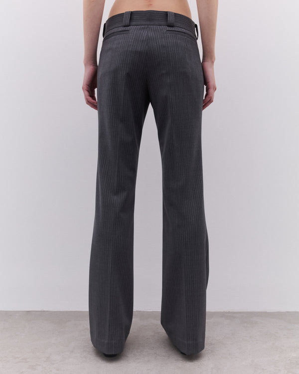Junya Watanabe - Women’s Pinstripe Trouser - (Grey)