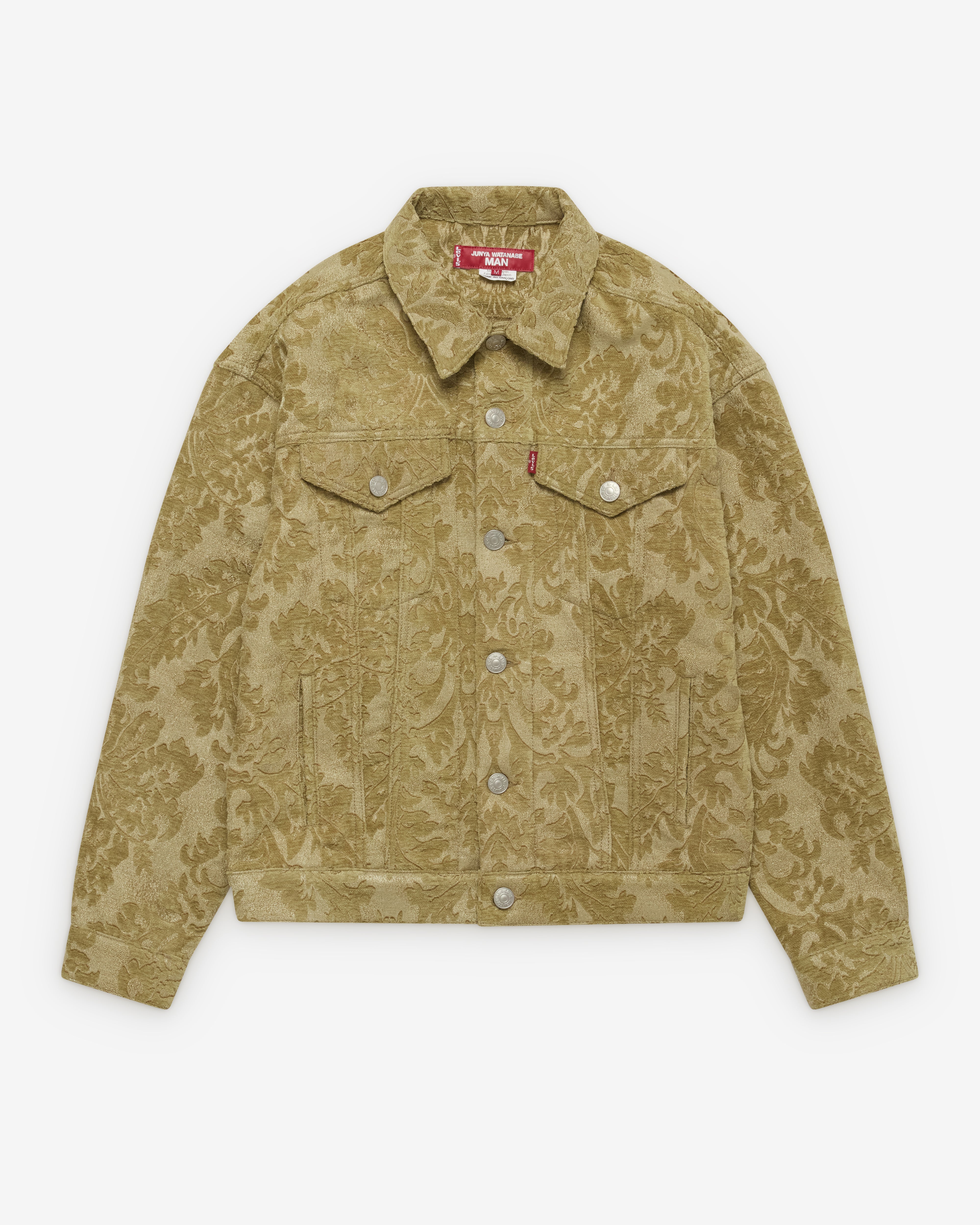 Junya Watanabe Man: Men's Levi's Jacquard Floral Jacket (Beige