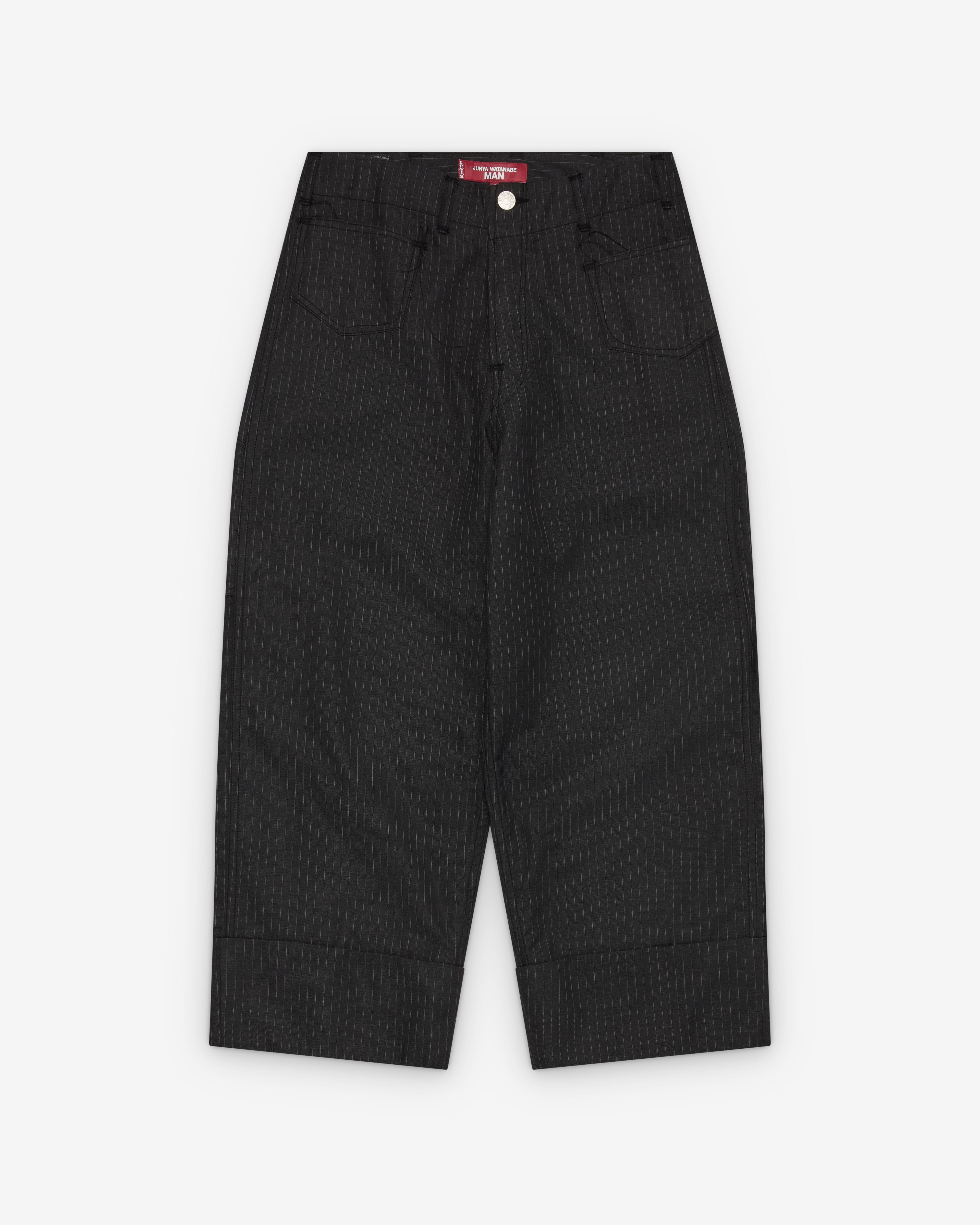 Junya Watanabe Man: Men's Levi's Pinstripe Trousers (Charcoal