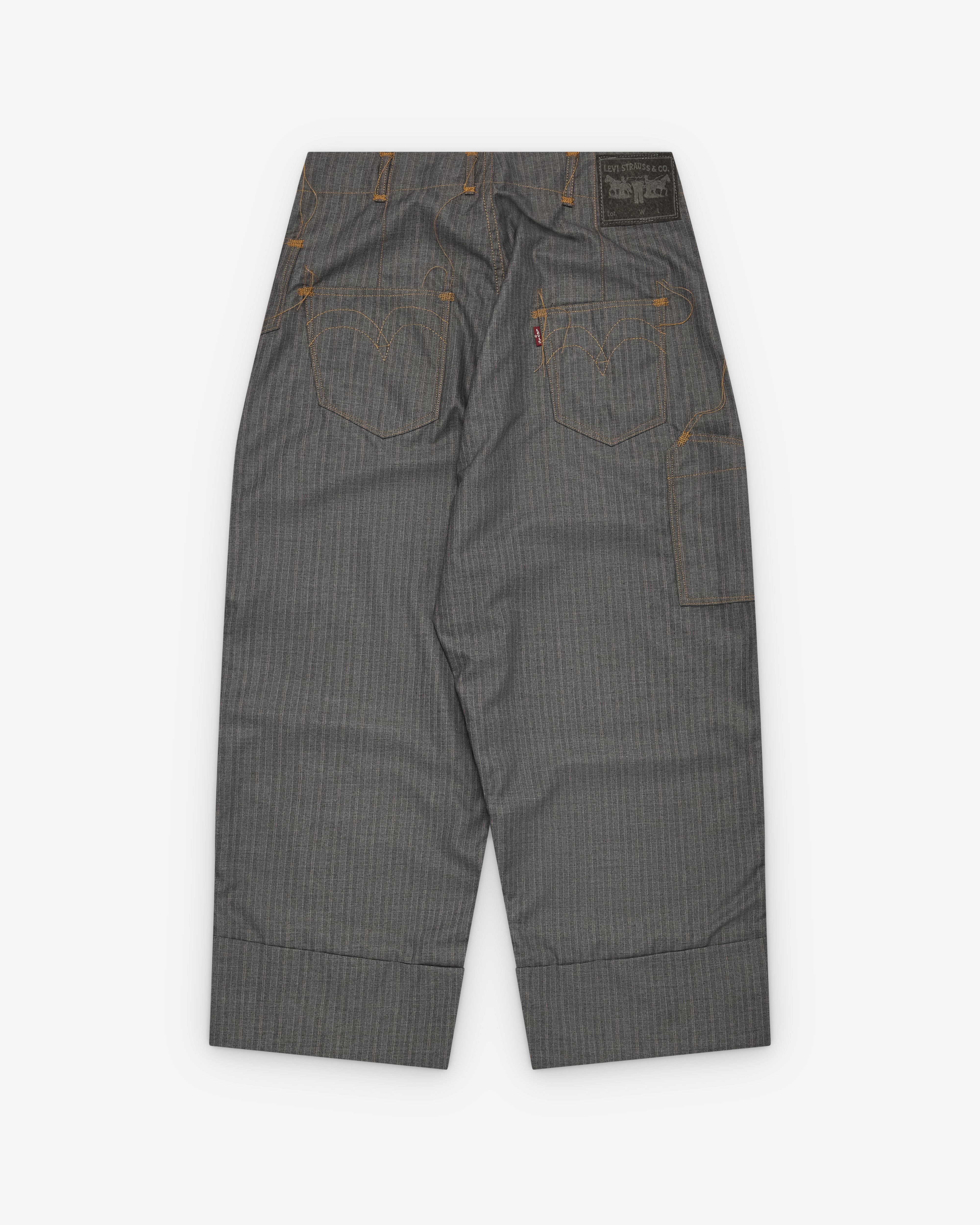 Junya Watanabe Man: Men's Levi's Striped Trousers (Grey) | Dover Junya Watanabe Man: Men's Levi's Striped Trousers (Grey) | Dover
