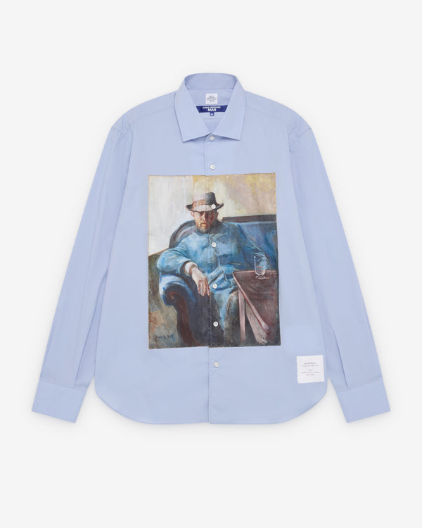 Junya Watanabe MAN - Men's Maria Santangelo Edward Munch Shirt - (Sax Blue)