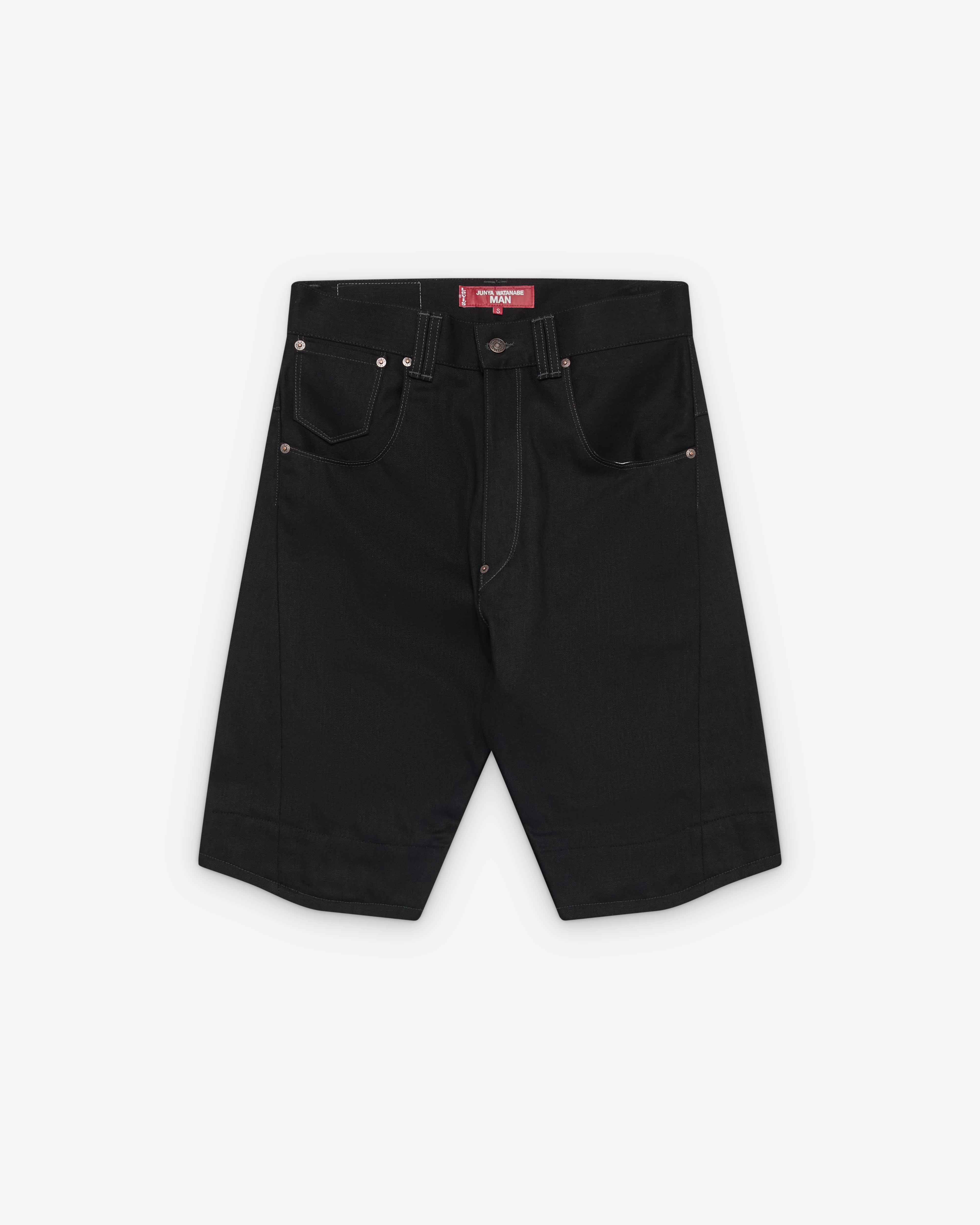 Junya Watanabe Man: Men's Levi's Denim Shorts (Black) | Dover