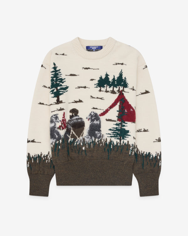 Junya Watanabe MAN - Men's Woodland Sweater - (Cream)