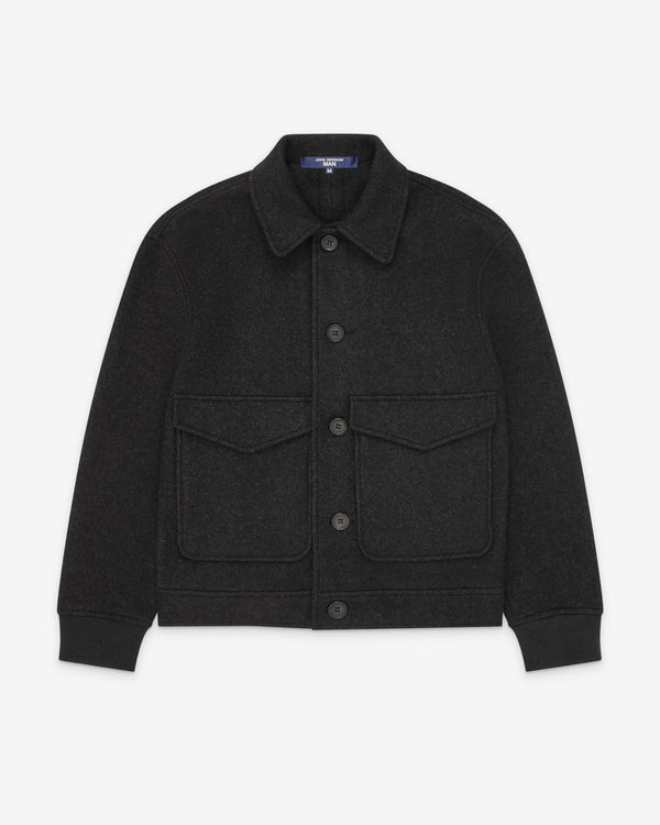 Junya Watanabe MAN - Men's Cashmere Trucker Jacket - (Dark Grey)