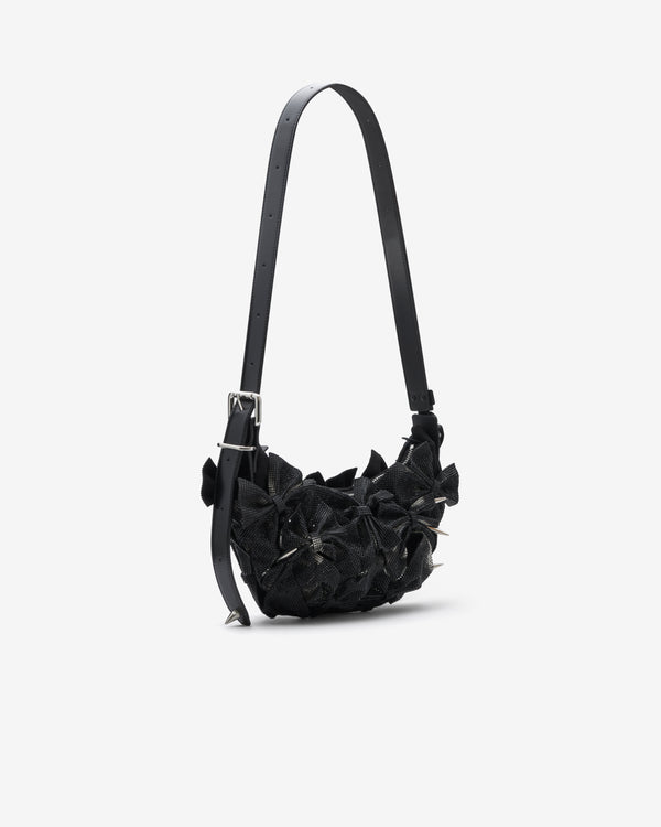 Junya Watanabe - Women's Innerraum Rhinestone Ribbon Bag - (Black/Silver)