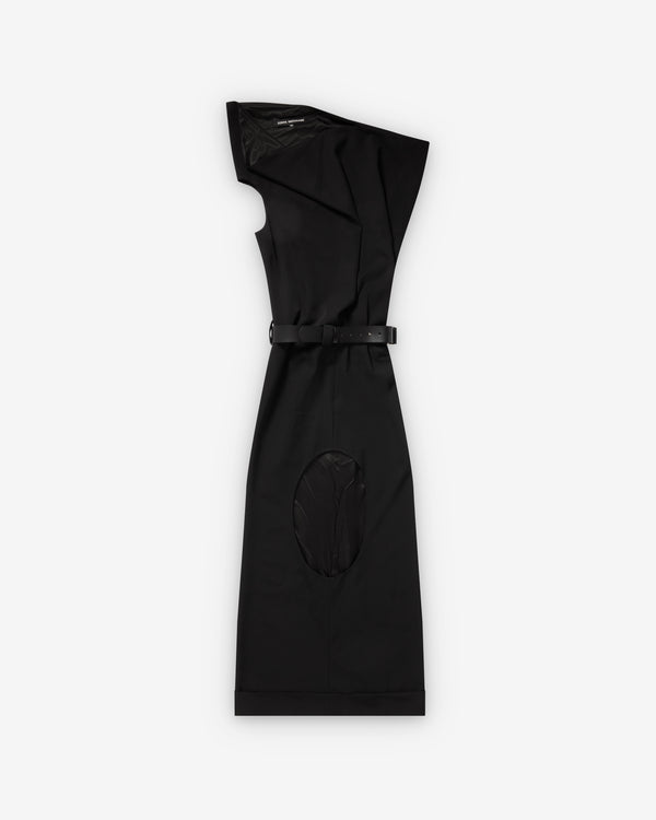 Junya Watanabe - Women's Belted Cut Out Dress - (Black)