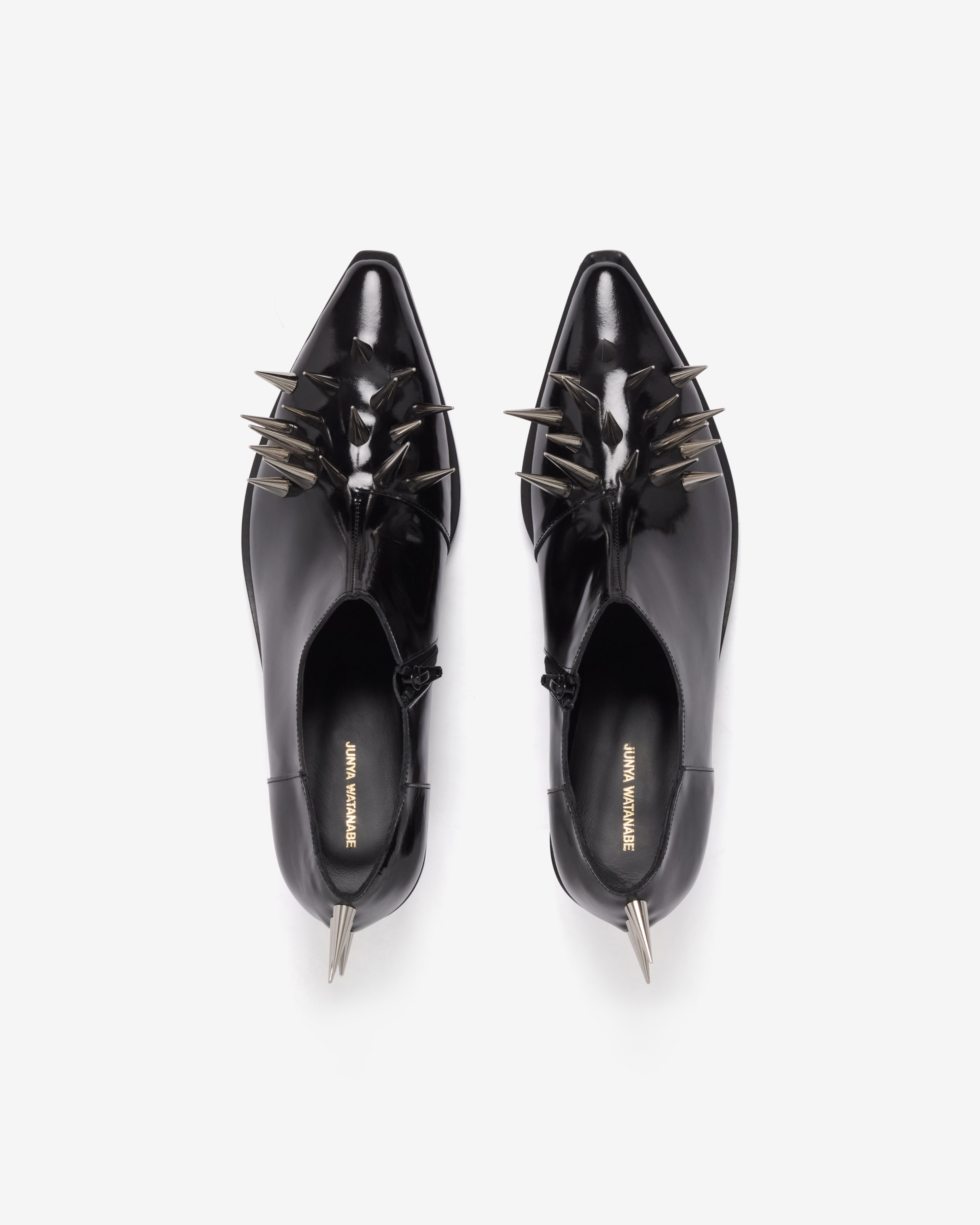Junya watanabe パンプス Junya Watanabe: Women's Spiked Leather Shoes (Black) | Dover