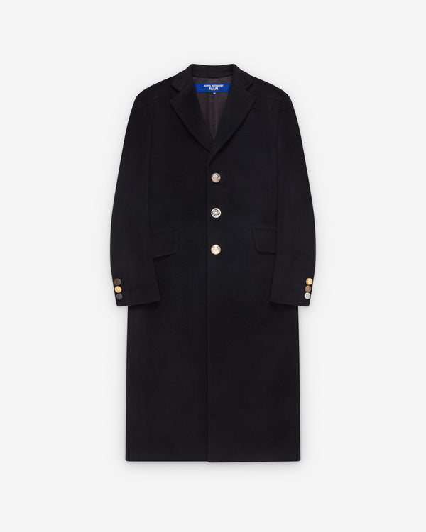 Junya Watanabe MAN - Men's Cashmere Star Overcoat - (Black)
