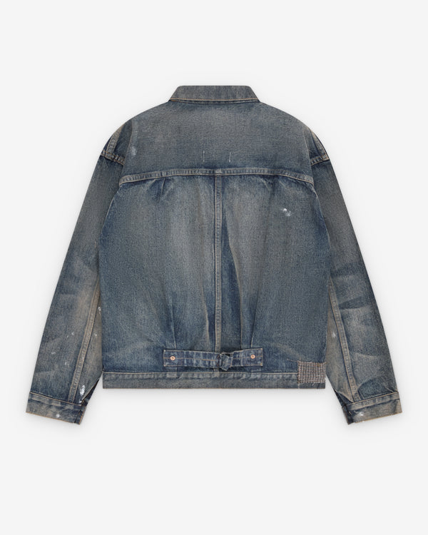 eYe Junya Watanabe MAN - Men's Patchwork Denim Jacket - (Washed Indigo)
