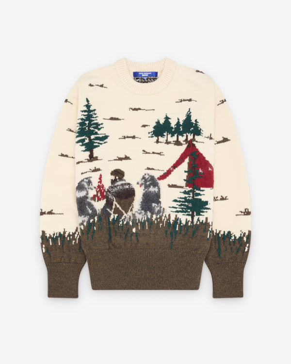 Junya Watanabe MAN - Men's Woodland Sweater - (Cream)