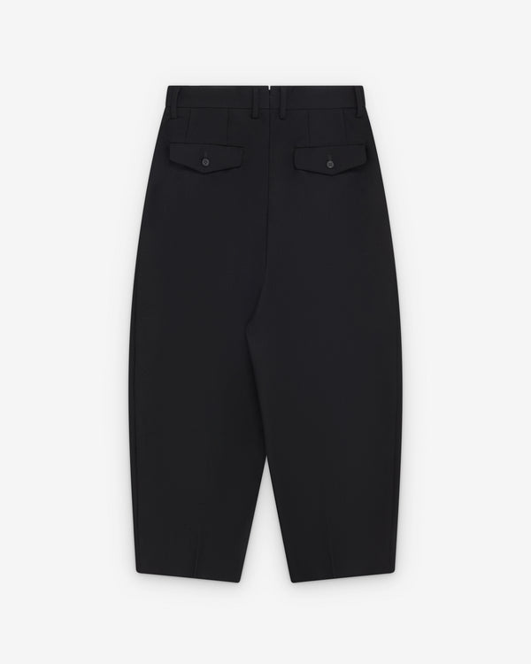 Junya Watanabe MAN - Men's Pleated Barrel Trousers - (Black)