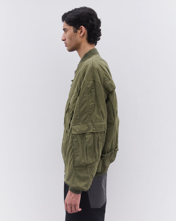 EYE Junya Watanabe Man - Men’s Rebuild By Needles Multi Pocket Bomber Jacket - (Khaki)
