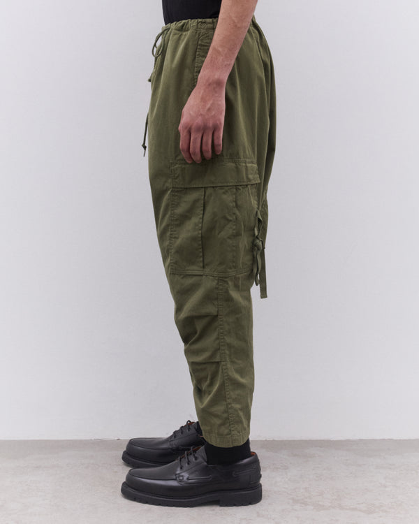 Junya Watanabe Man - Men’s eYe Drop Crotch Cropped Trousers - (Khaki)