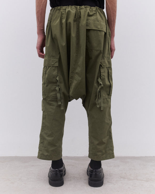 Junya Watanabe Man - Men’s eYe Drop Crotch Cropped Trousers - (Khaki)