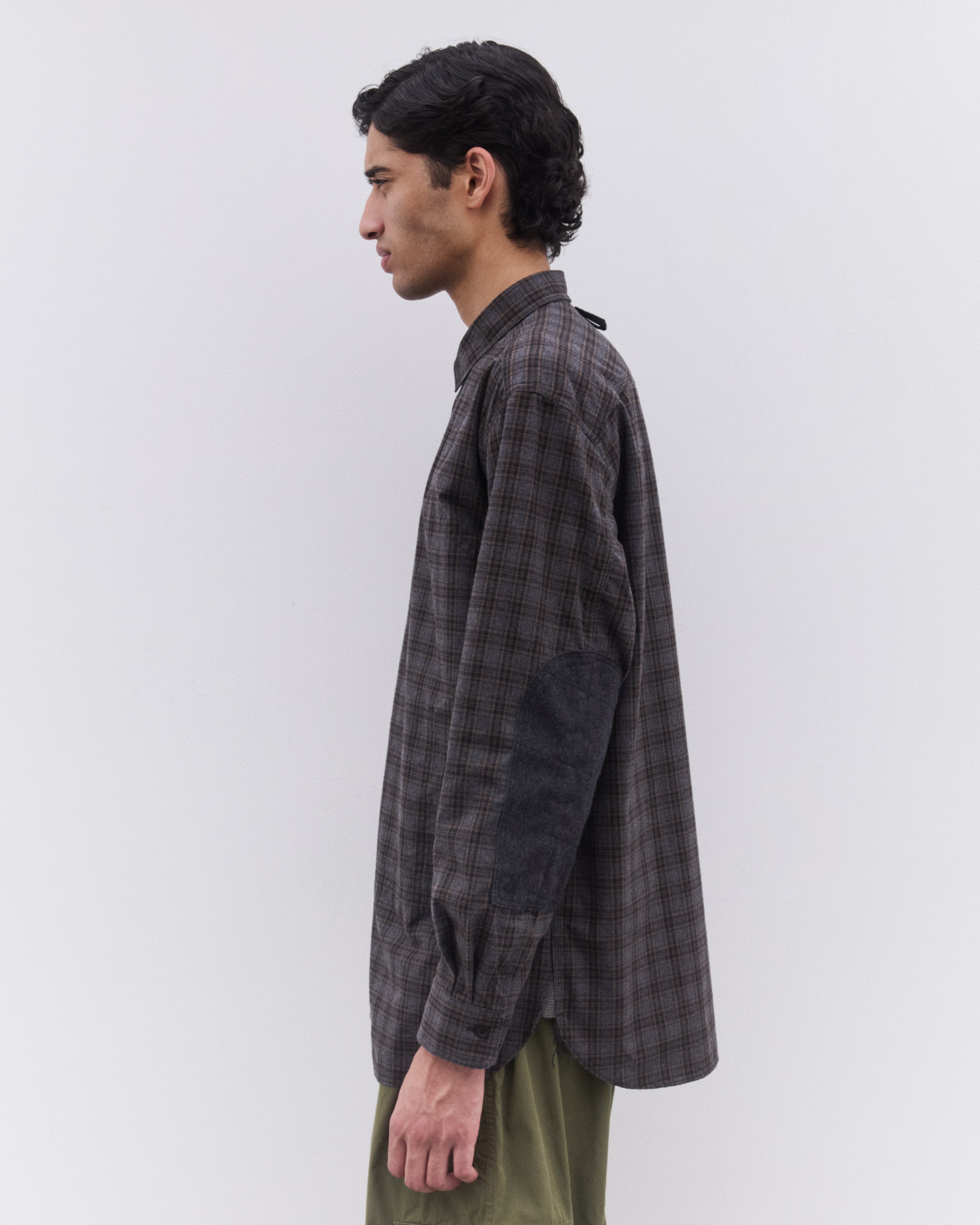 ジャンベ　約49cm C GU公式 | フロントポケットバイカラーカーディガン(半袖)YG