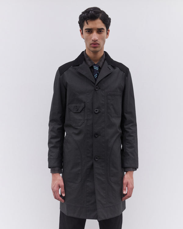 Junya Watanabe Man - Men’s Trench Coat - (Black)