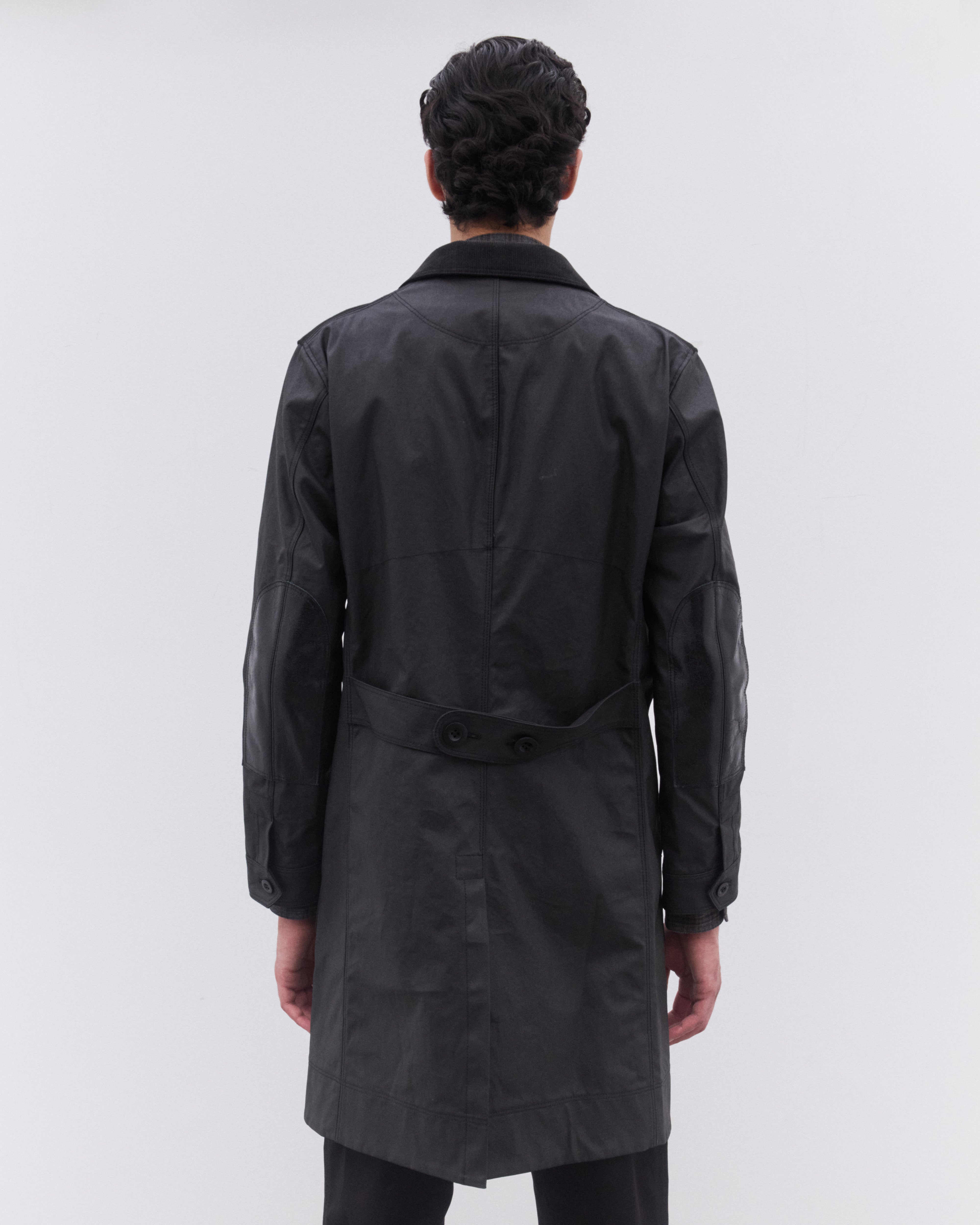 Junya Watanabe Man: Men's Trench Coat (Black) | DSML E-SHOP